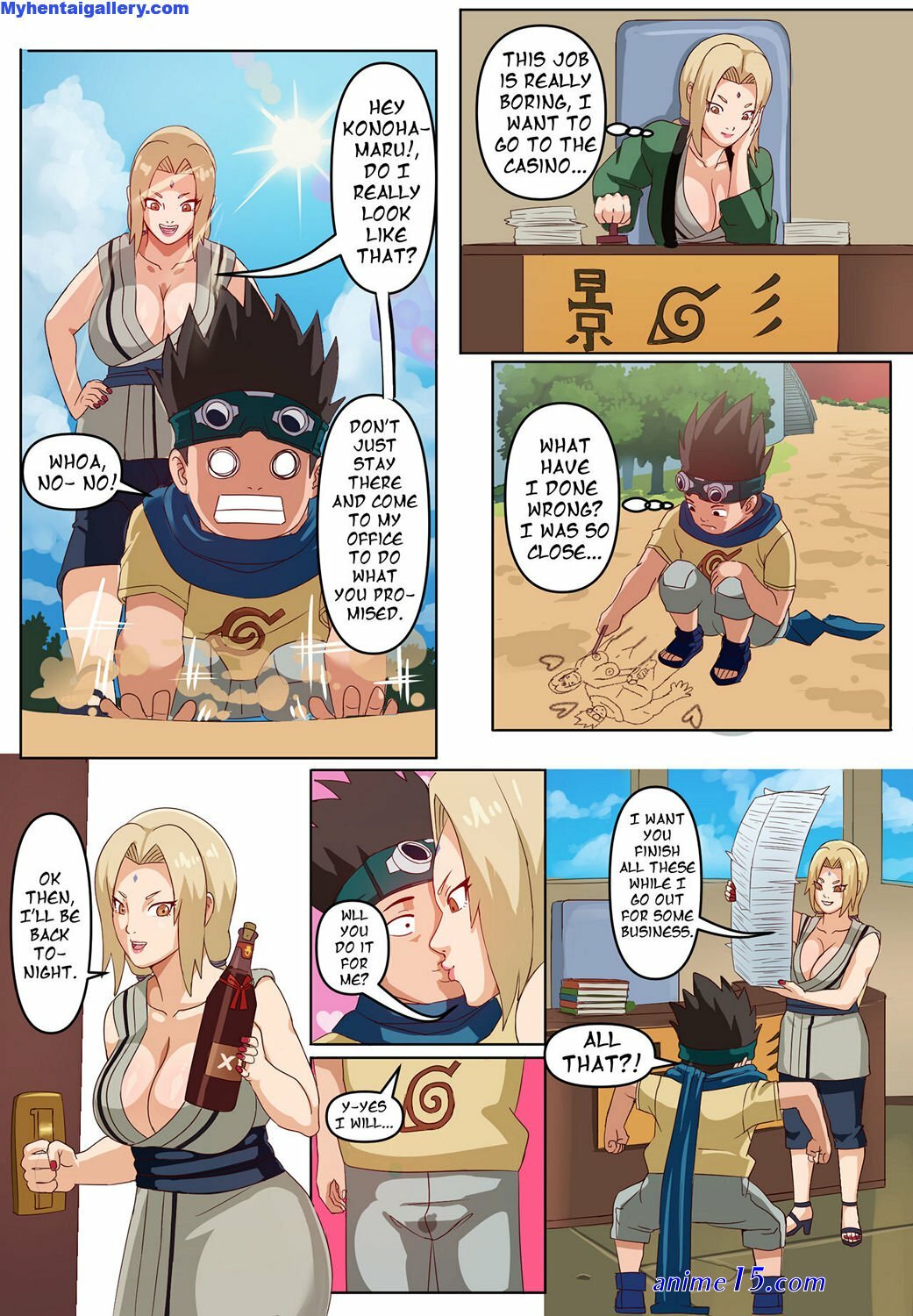 kushina and konohamaru comics