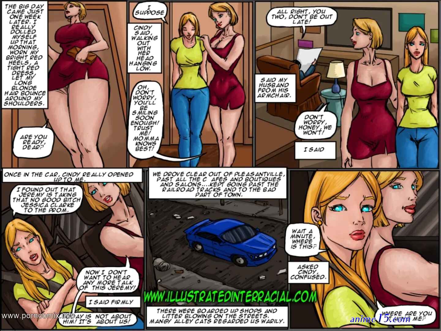 interracial cartoon porn comics