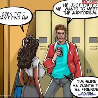 interracial cartoon porn comics