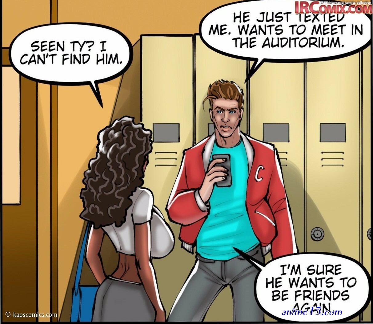 interracial cartoon porn comics