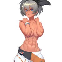 anime naked girls muscle