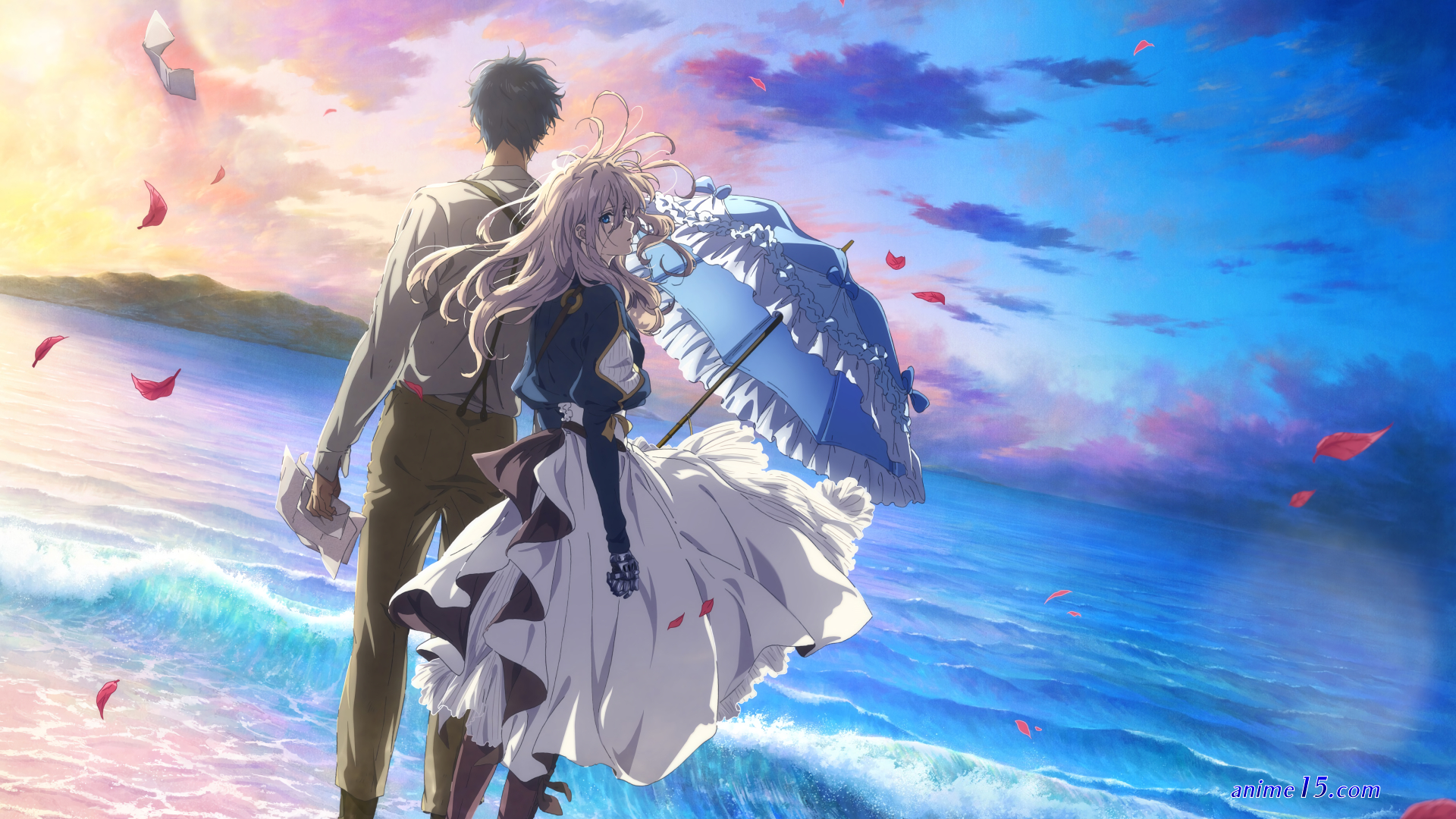 download anime violet evergarden hunstu