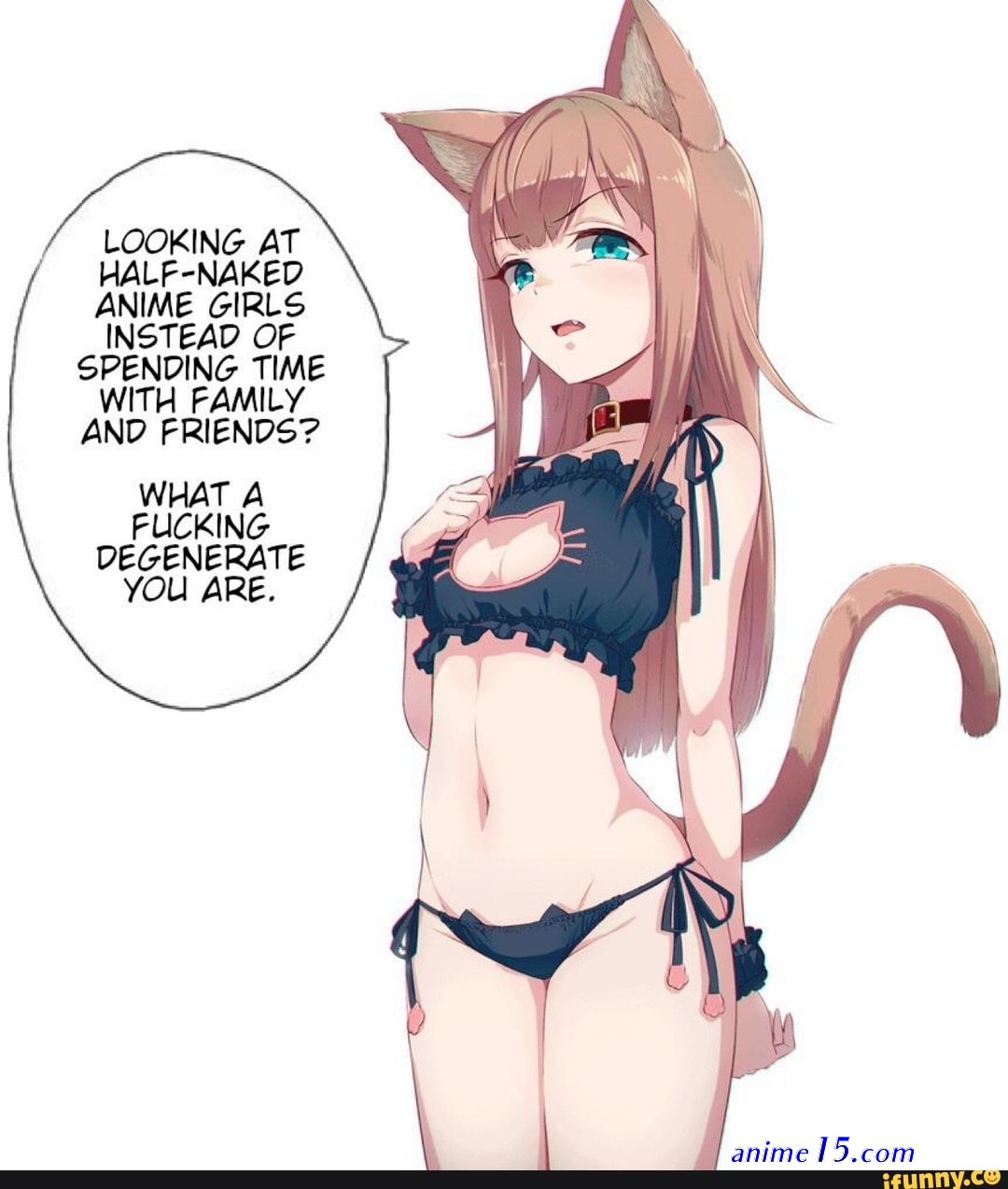 image anime half-naked