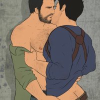 naked gay anime