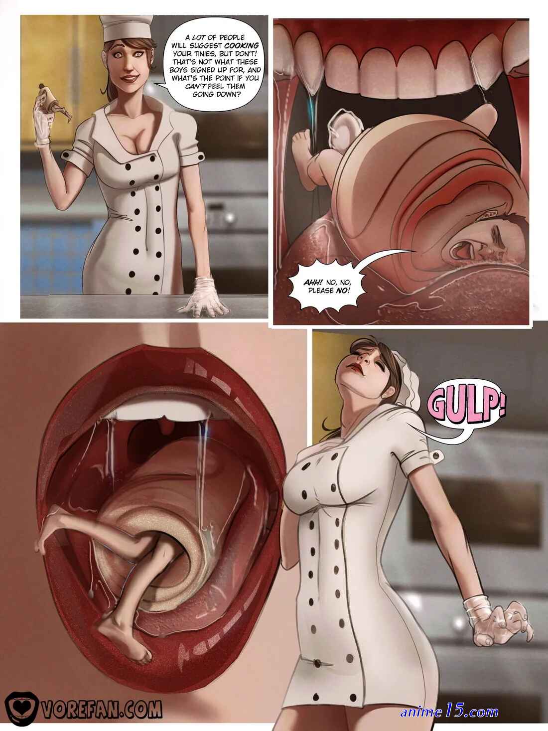 uncensored sex anime giantess eating tiny men comic