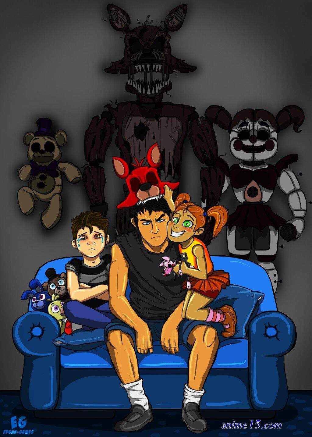 sexo michael fnaf anime