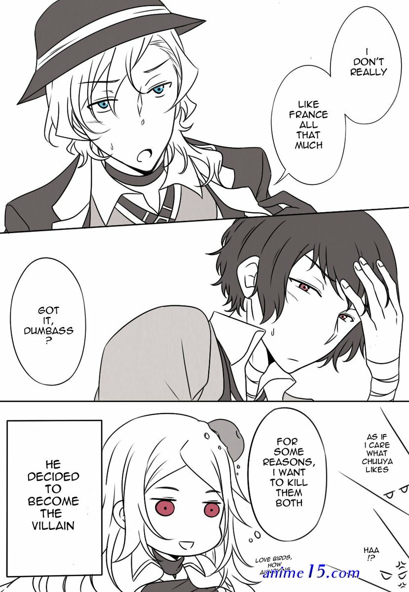 dazai x chuuya comics fanservice