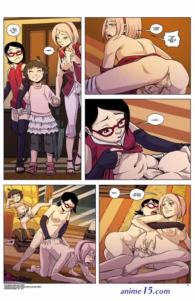 comics en español de himawari uzumaki desnuda