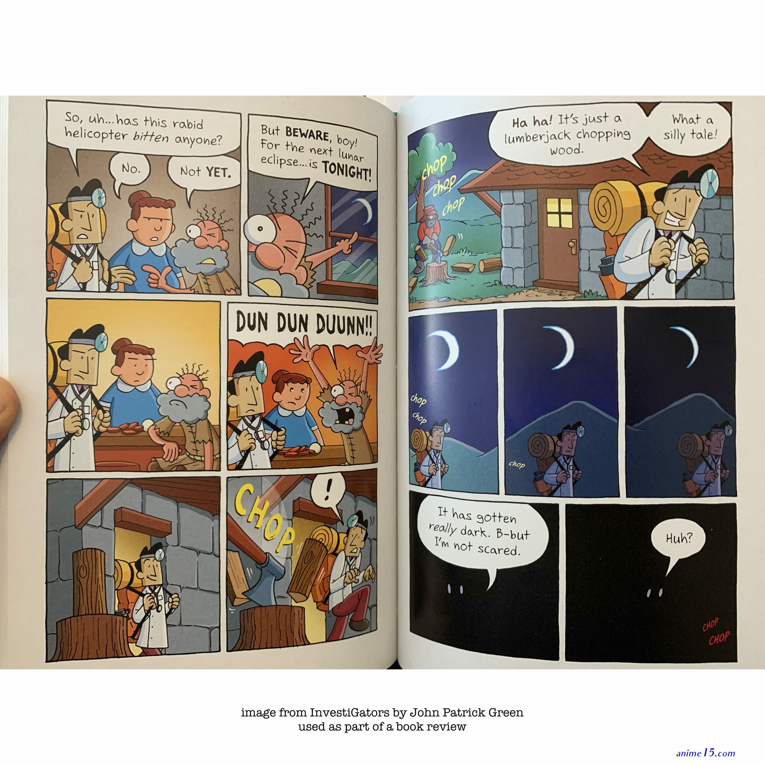 transforming lumberjack comics