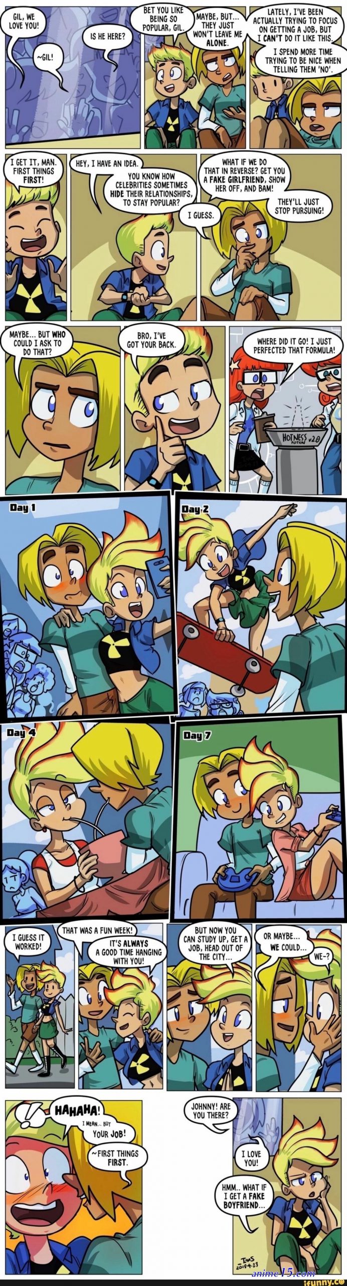 feminization forced anime comic