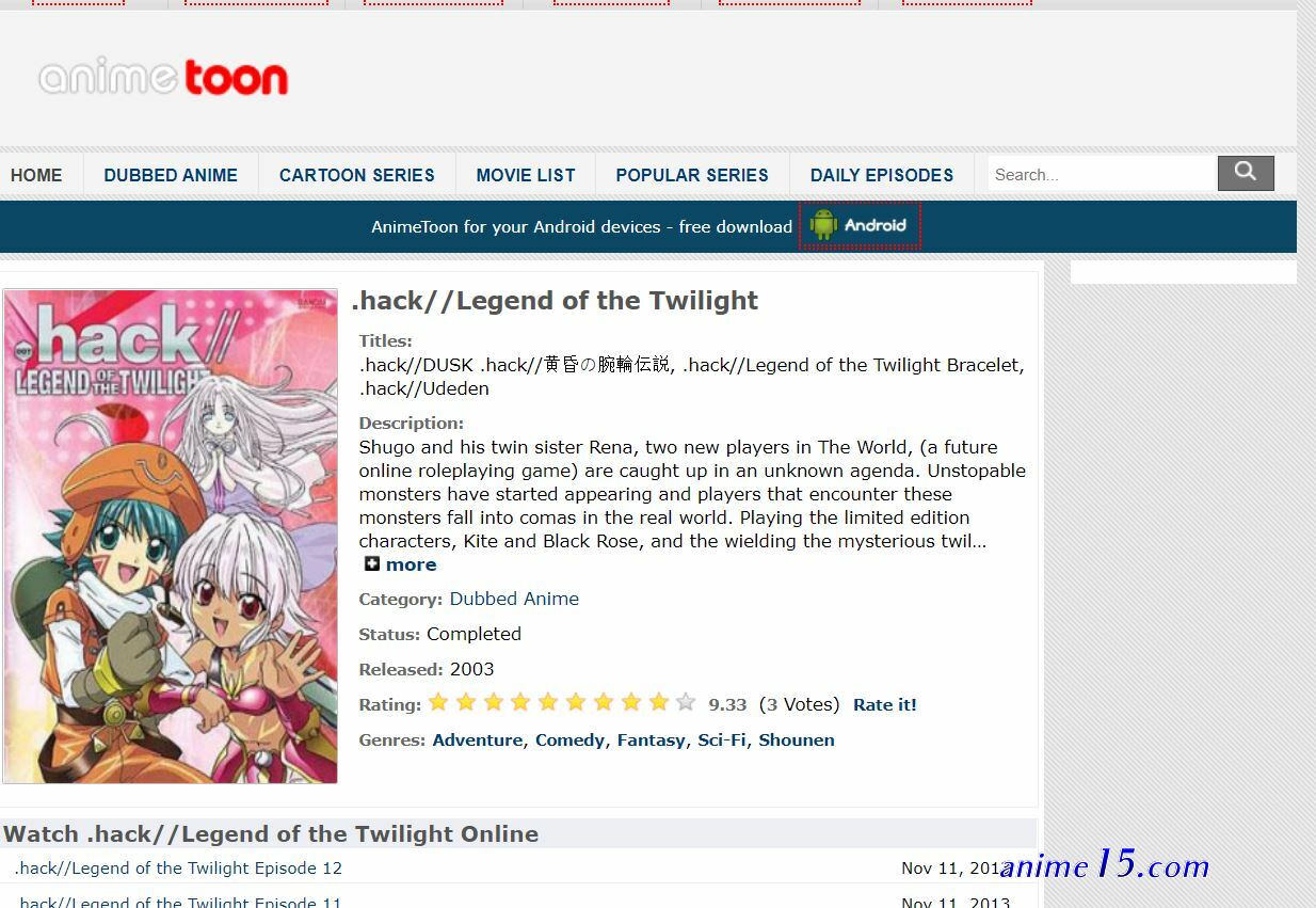 watch cartoon and anime