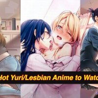 anime lesvians yuri kissing nude