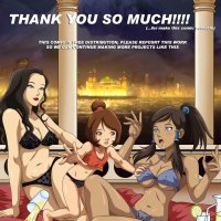 korra girls night out sexy tits comics