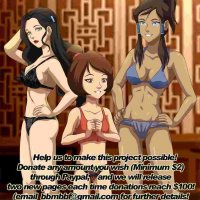 korra girls night out sexy tits comics