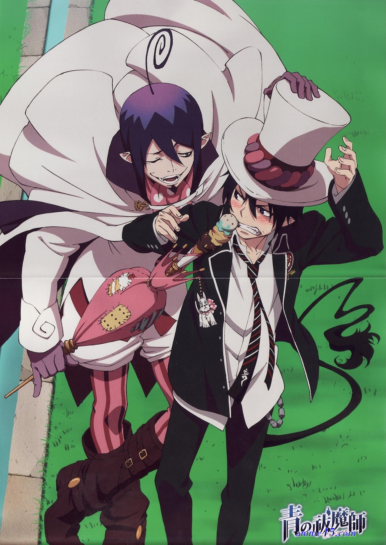 blue exorcist yaoi comics rin x bon free