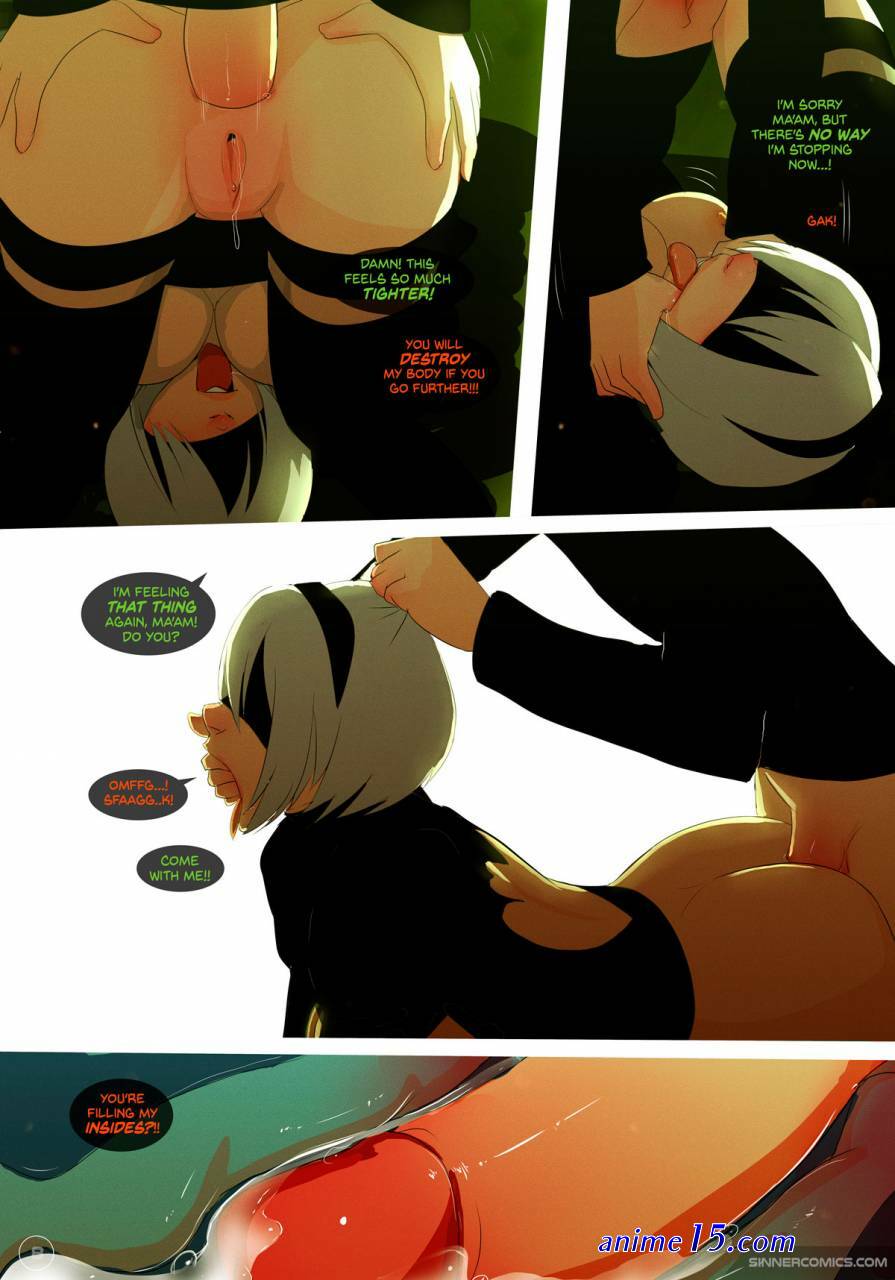 nier automata 2b and 9s hentai comic sinnercomics