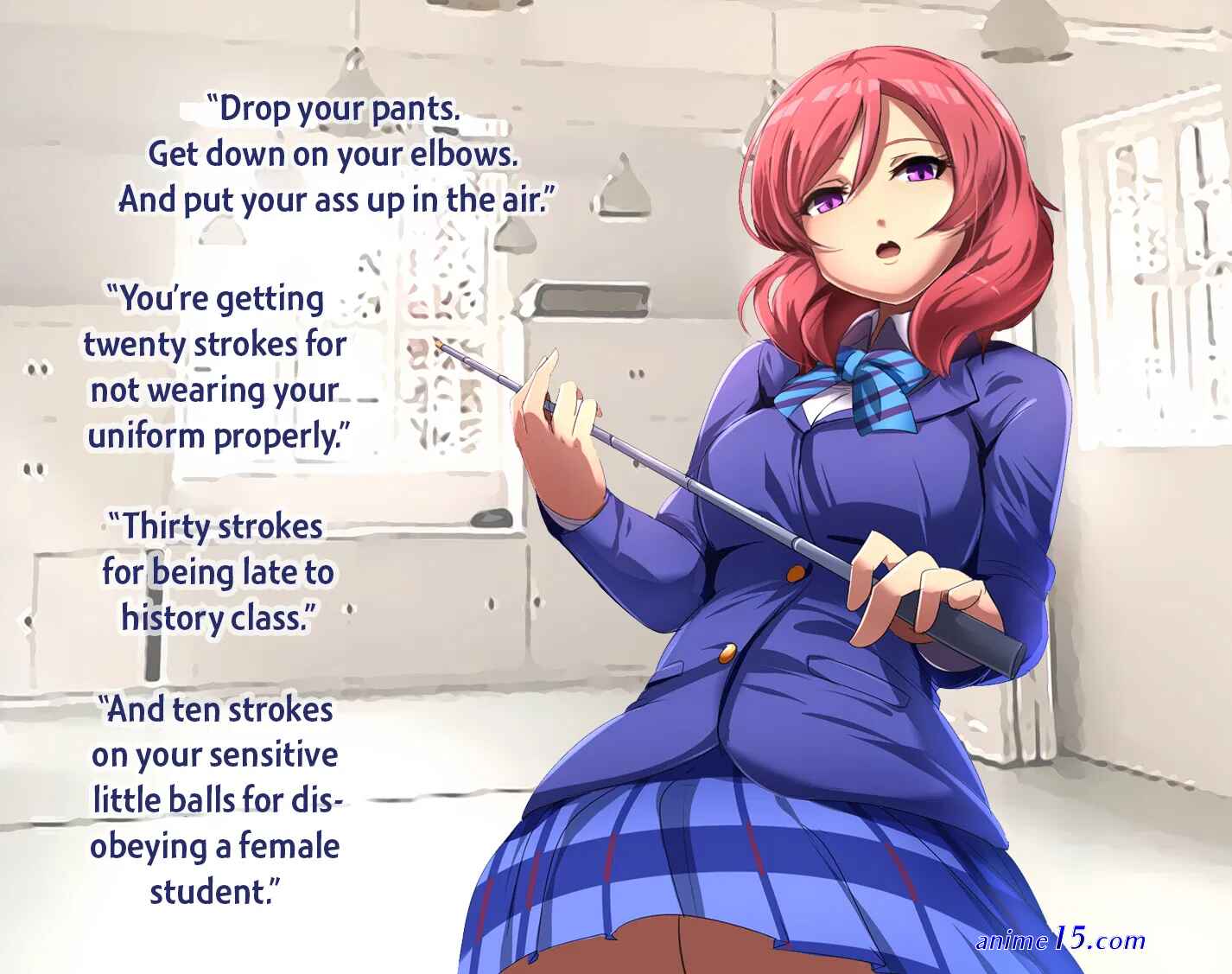 anime spanking