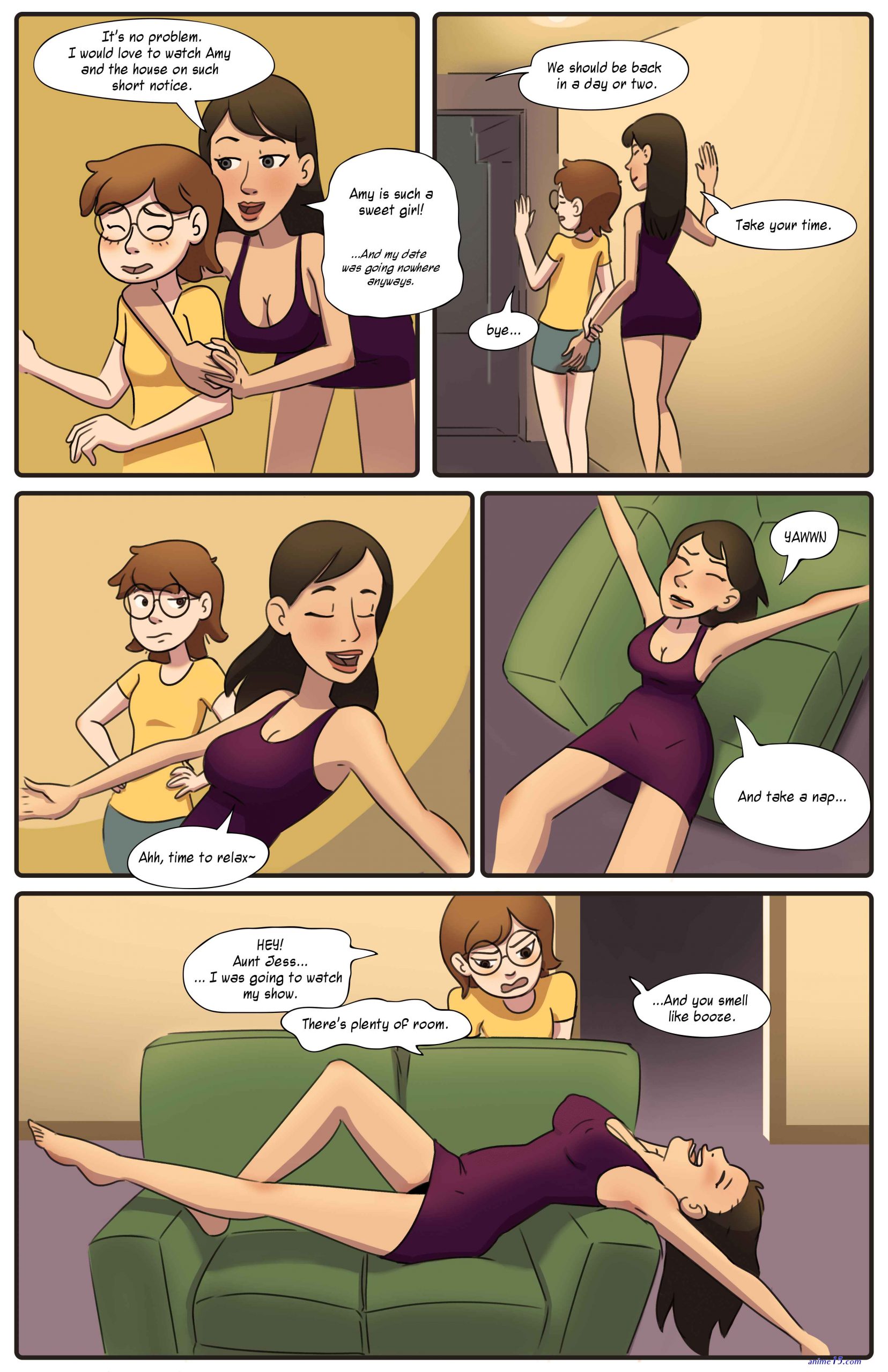 porn indian aunt sleeping comics