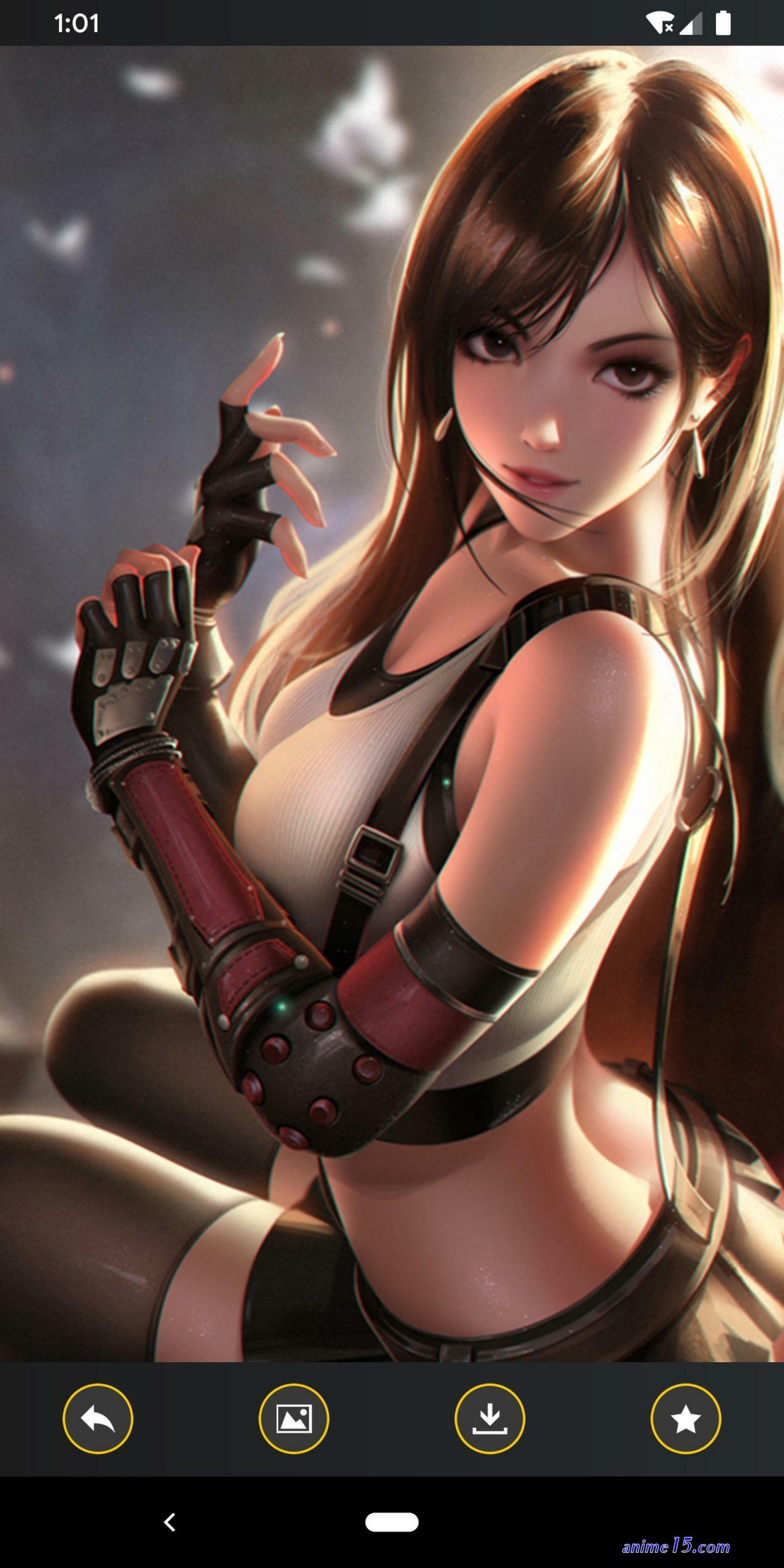 image anime half-naked