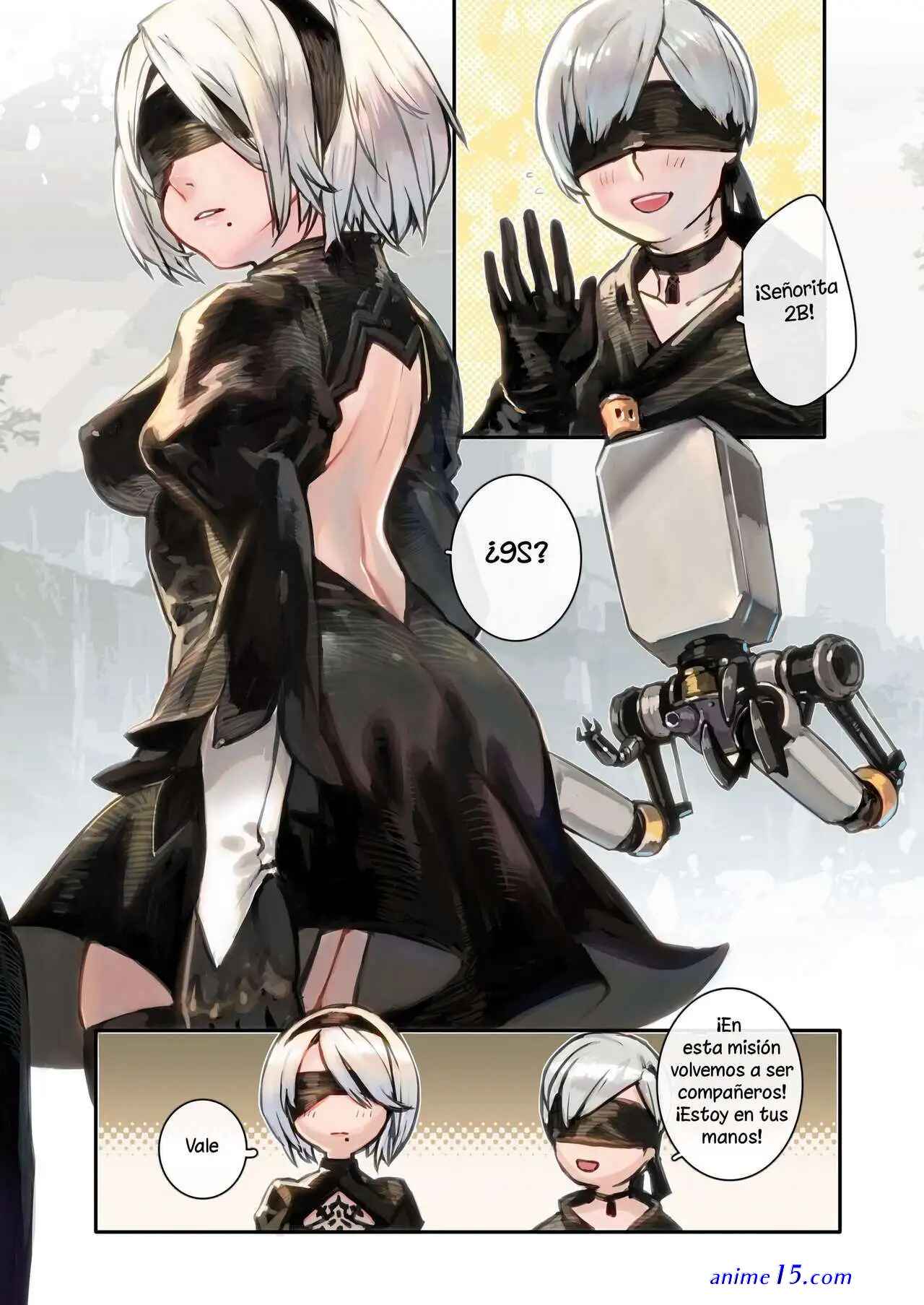 nier automata 2b and 9s hentai comic sinnercomics