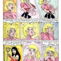 cartoon comics plastic bag breathplay cartoon