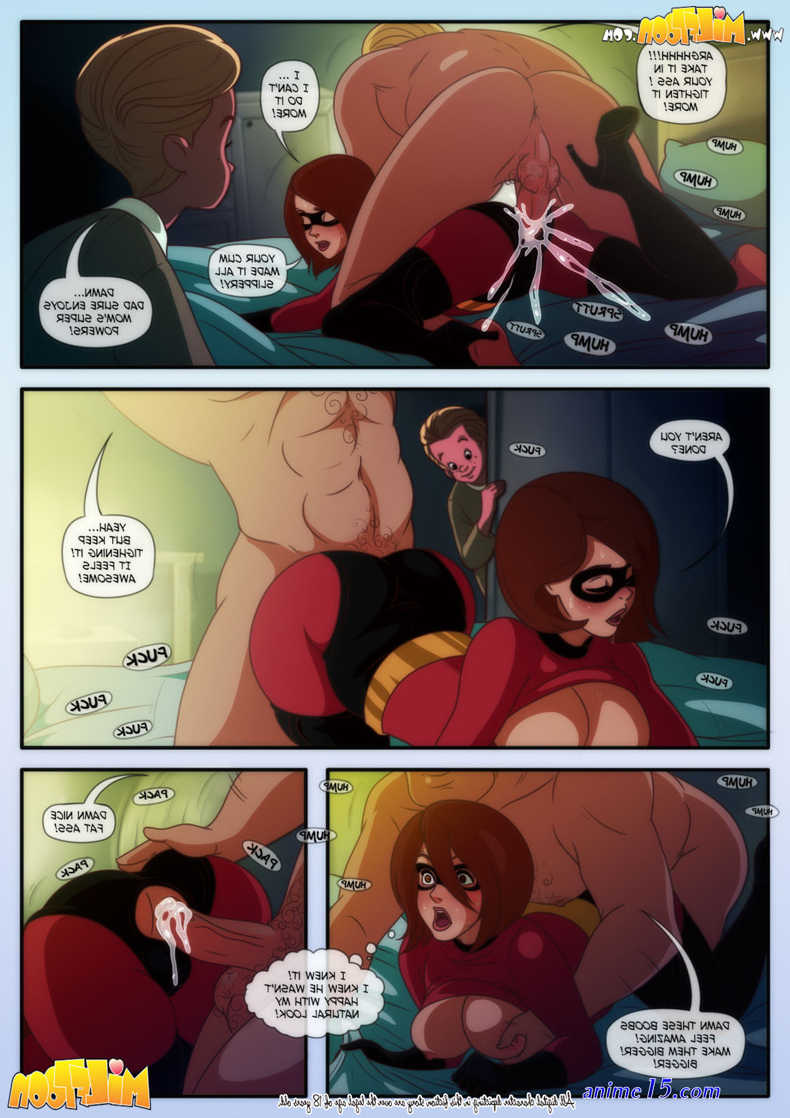 the incredibles adult comics