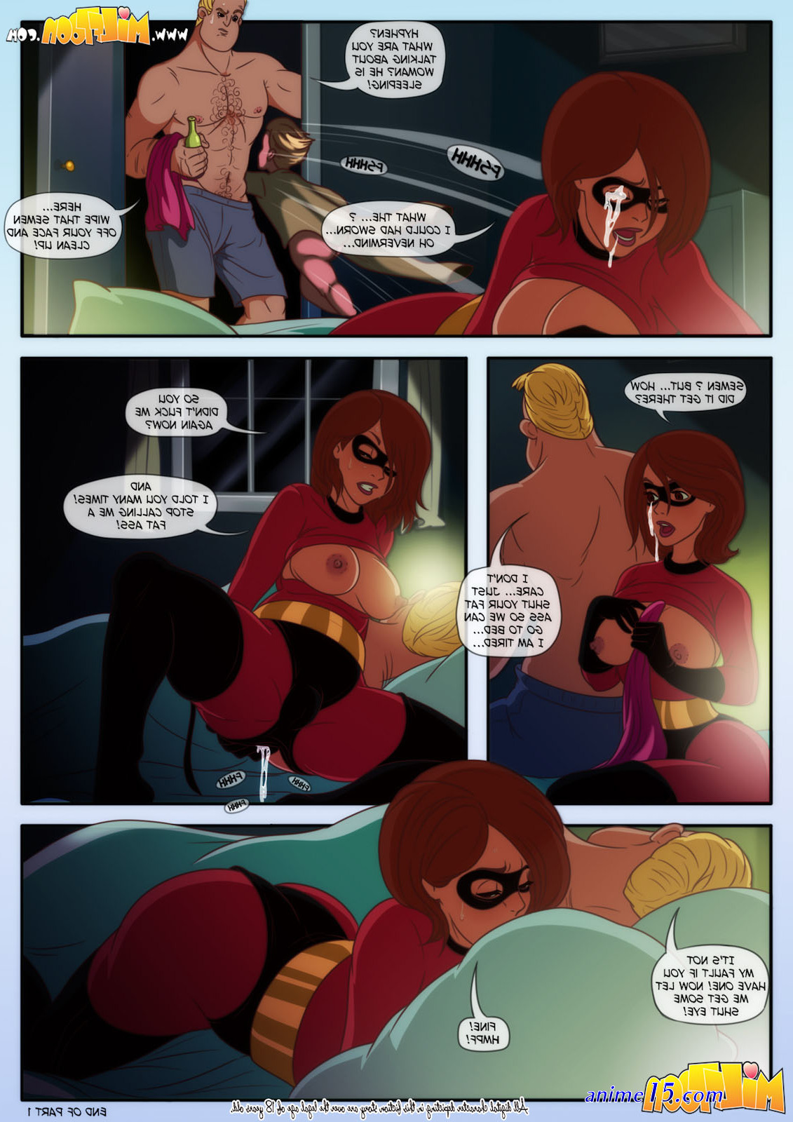 the incredibles adult comics