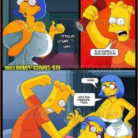 cómics porno los simpson