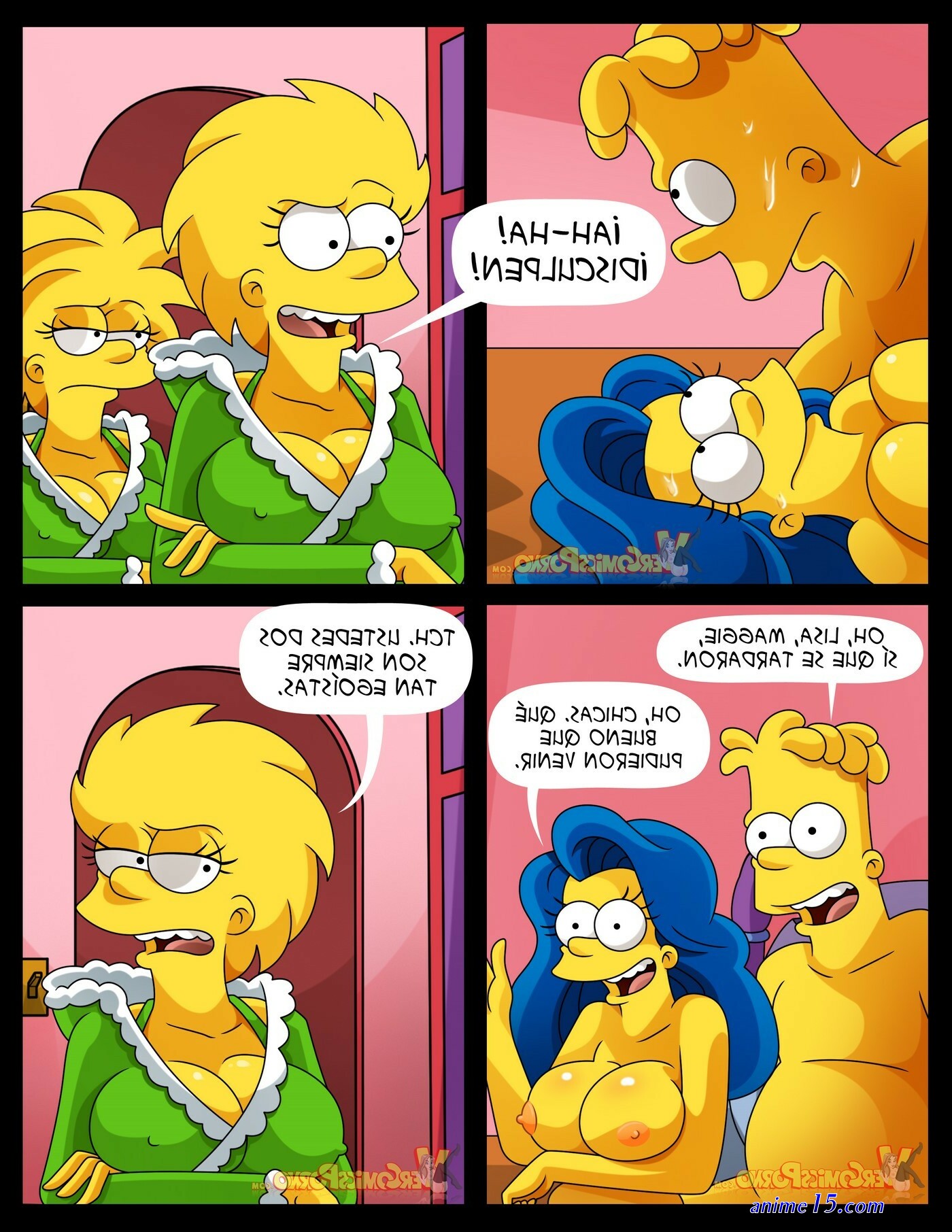 cómics porno los simpson