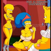 cómics porno los simpson