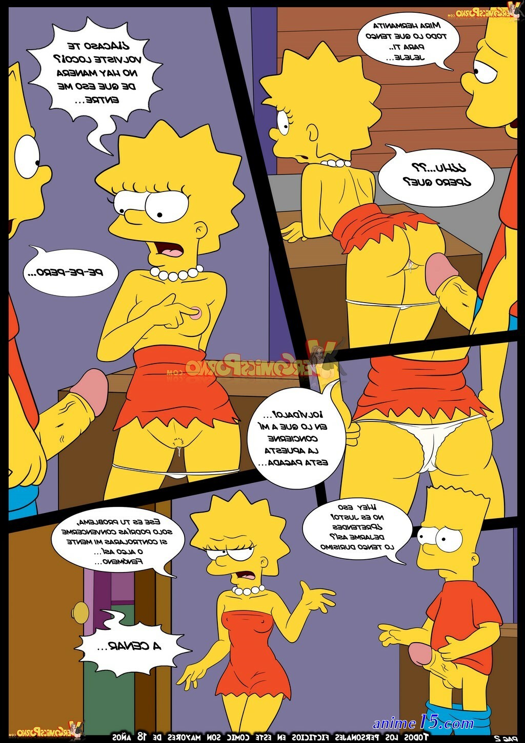 cómics porno los simpson