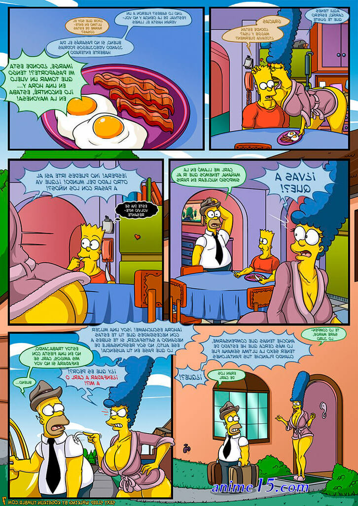 cómics porno los simpson