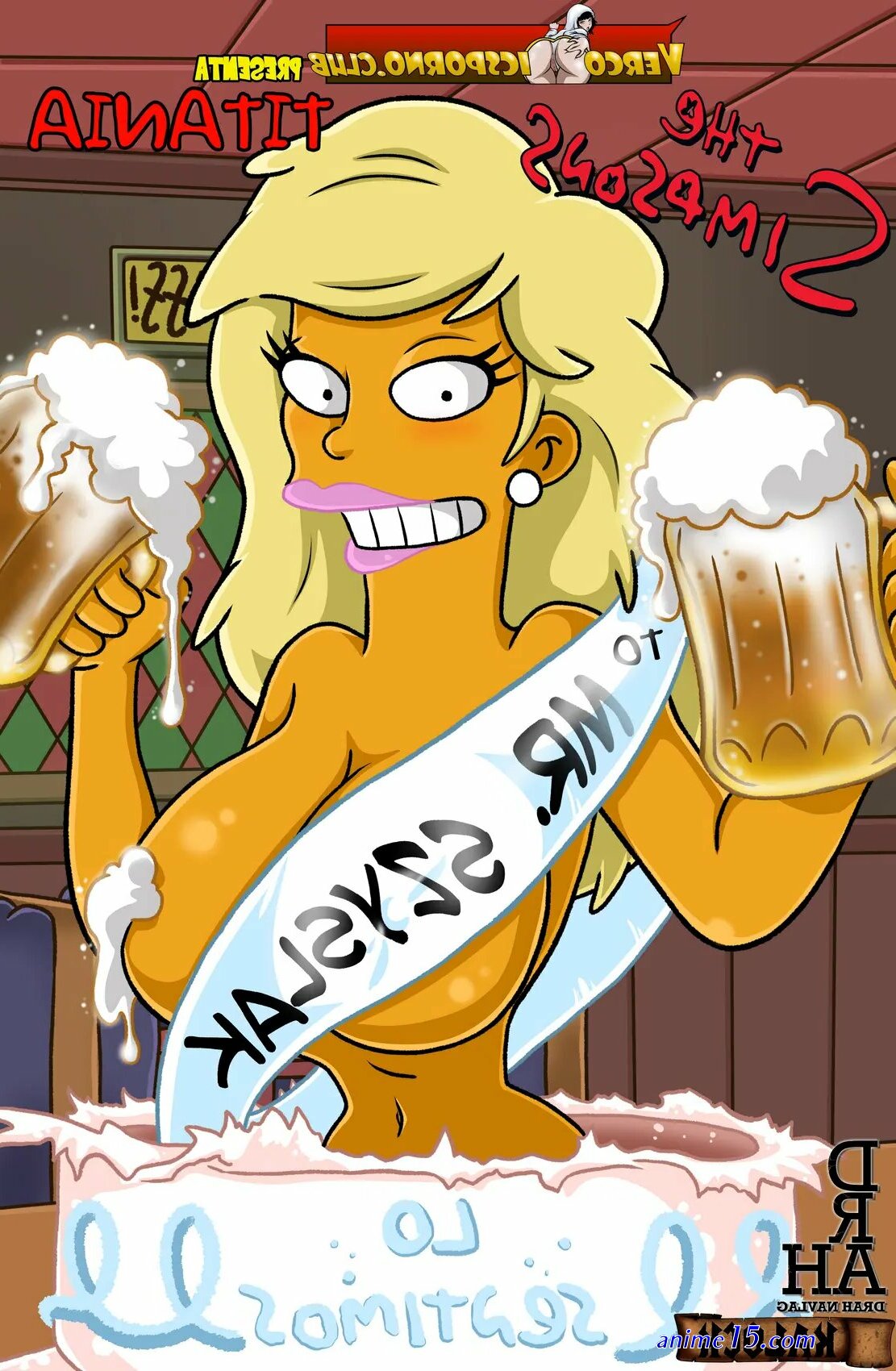 cómics porno los simpson