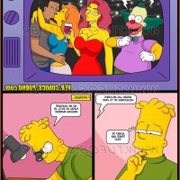 cómics porno los simpson