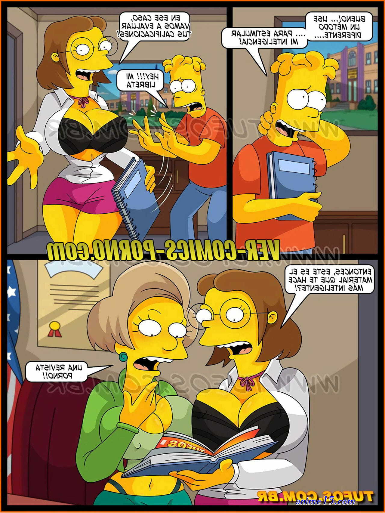 cómics porno los simpson