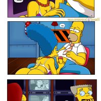 cómics porno los simpson