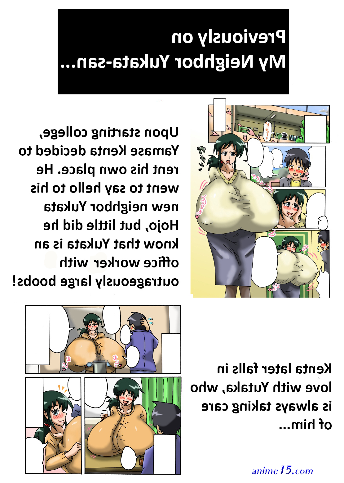anime yutaka hojo gigantic breasts porn comic