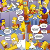 cómics porno los simpson