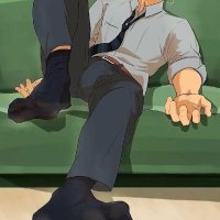 anime boy feet cum