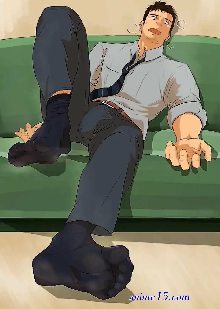 anime boy feet cum