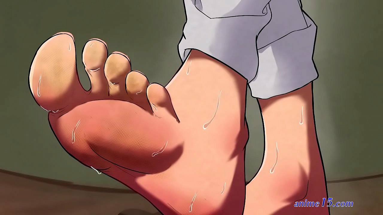 anime boy feet cum