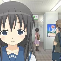 young anime girl peeing nude