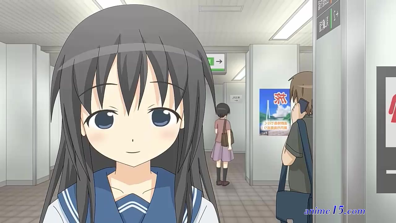 young anime girl peeing nude