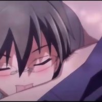young anime girl peeing nude