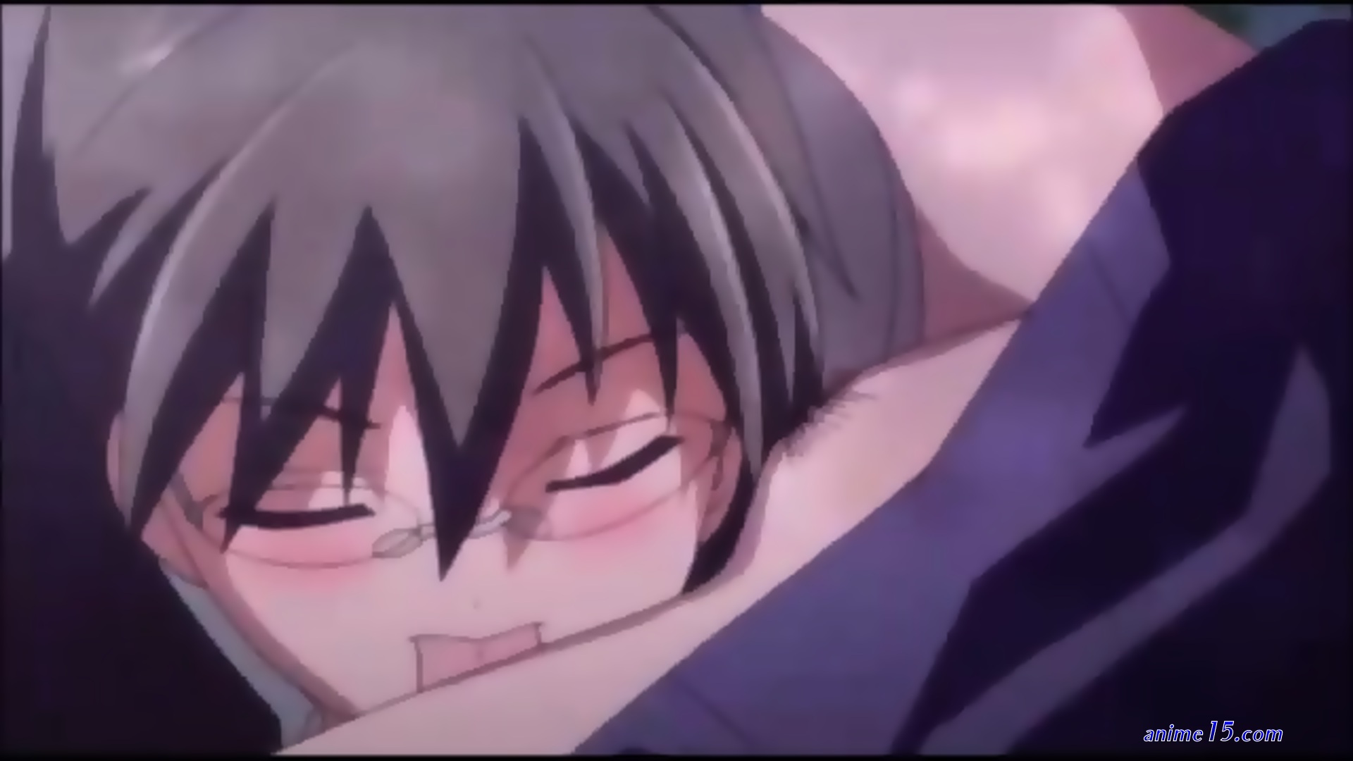 young anime girl peeing nude