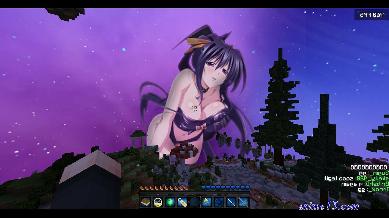 baixar anime sexy textura mcpe