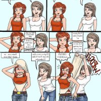 wedgie comics women hung from their panties pictures