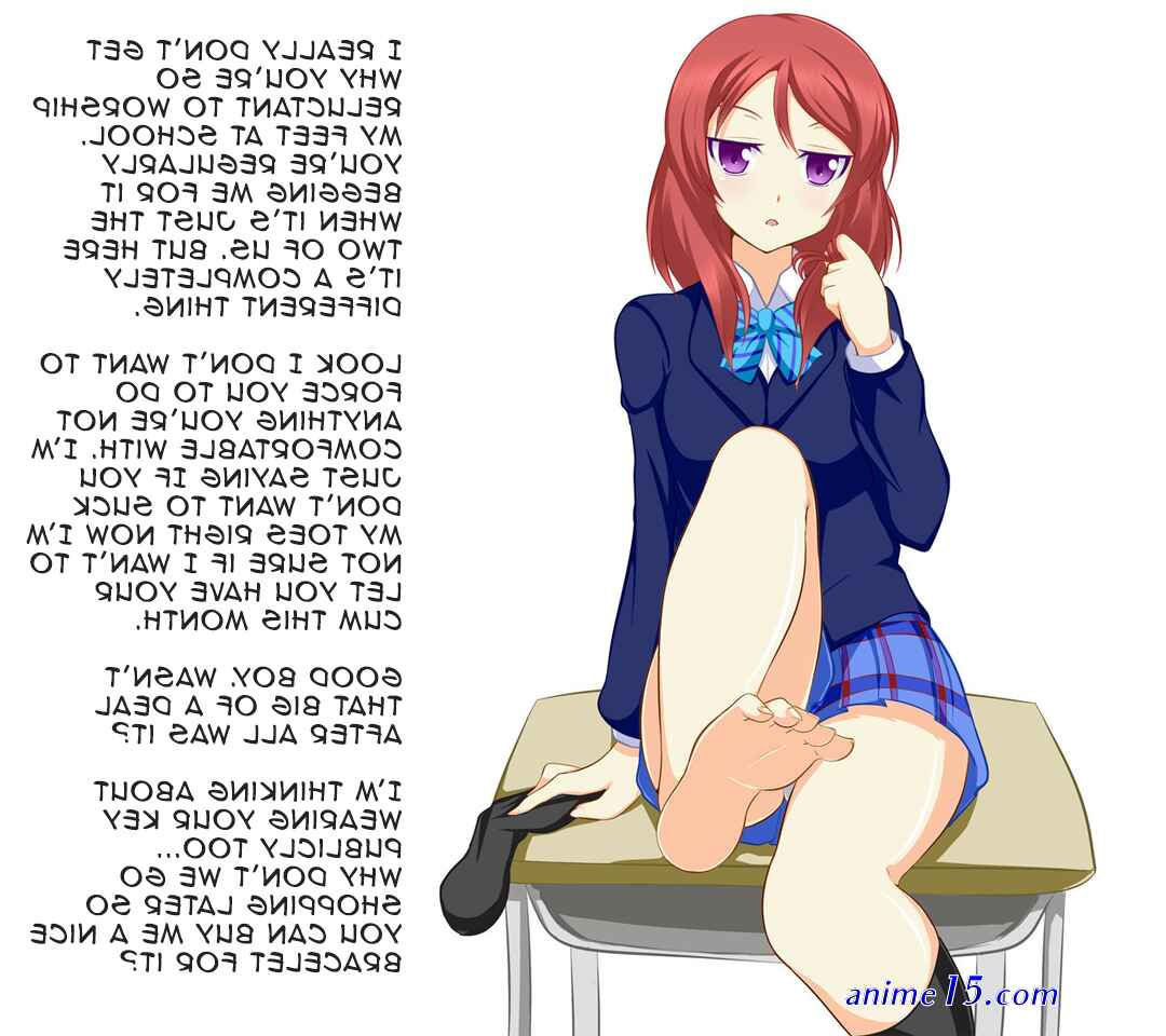 dirty anime feet make you cum and eat it