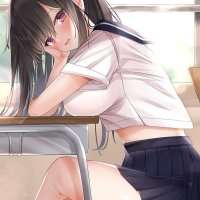 naked anime girl under skirt