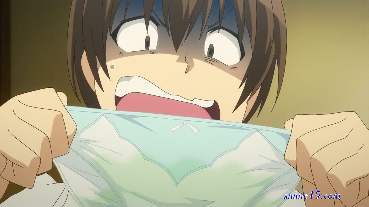 anime woman wet panties photo